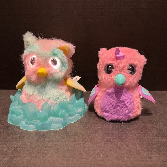 HATCHIMAL INTERACTIVE TOY Spinmaster TESTED LOT Unicorn Mystery Bird Plush - Picture 3 of 11
